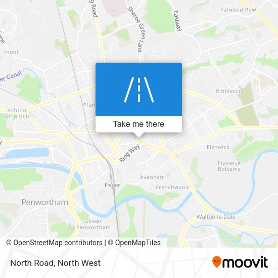 North Road map