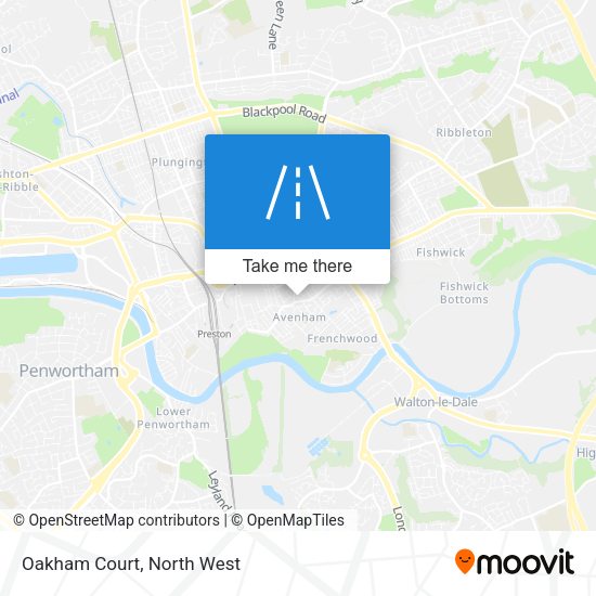 Oakham Court map
