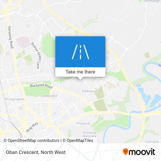 Oban Crescent map