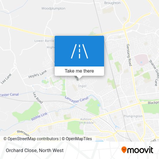 Orchard Close map