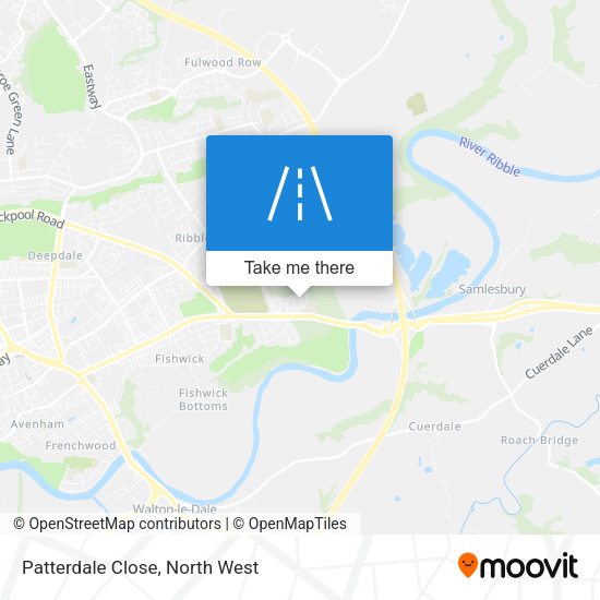 Patterdale Close map