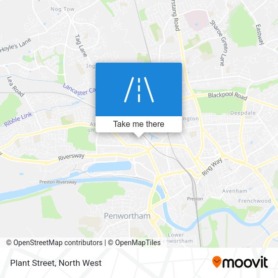 Plant Street map