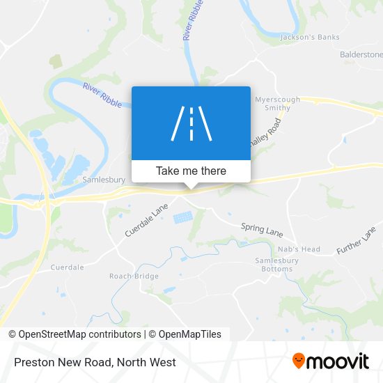 Preston New Road map