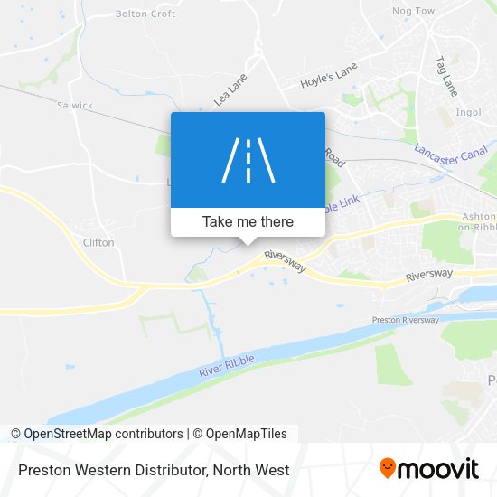 Preston Western Distributor map