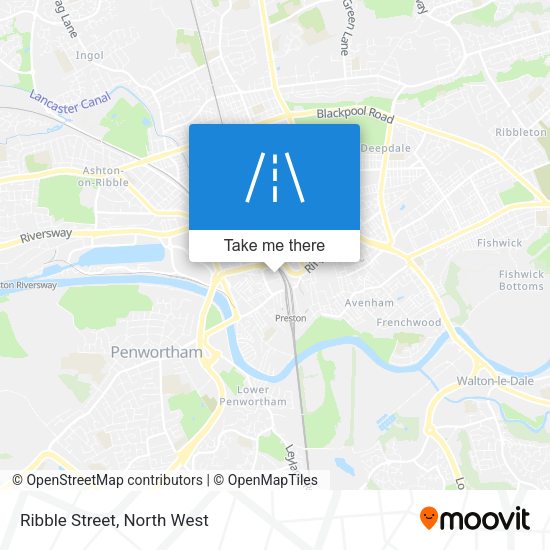 Ribble Street map