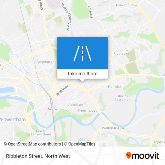 Ribbleton Street map
