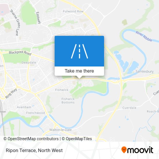 Ripon Terrace map