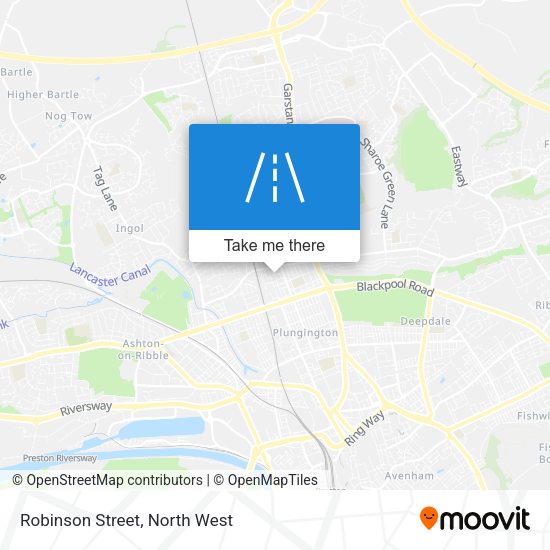 Robinson Street map