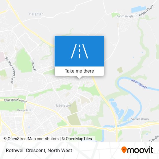 Rothwell Crescent map