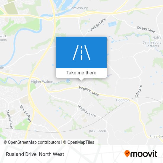 Rusland Drive map