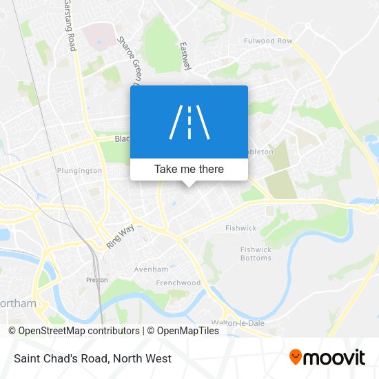 Saint Chad's Road map