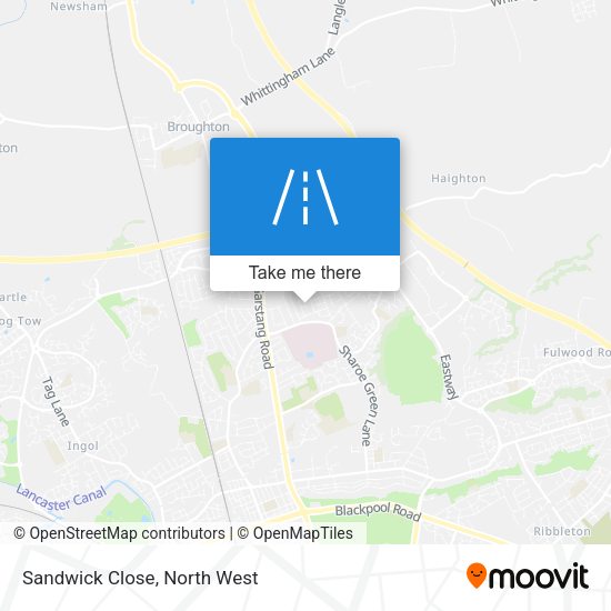 Sandwick Close map