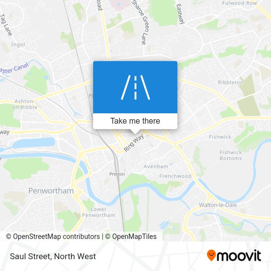 Saul Street map