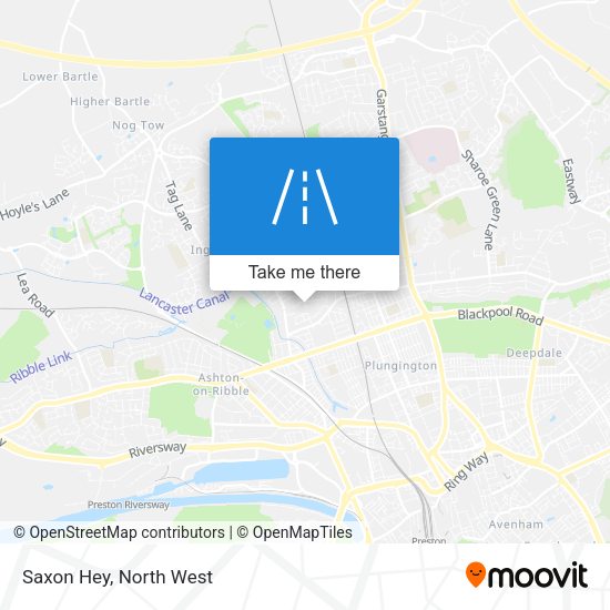 Saxon Hey map
