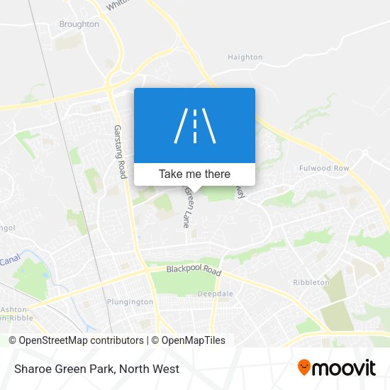 Sharoe Green Park map