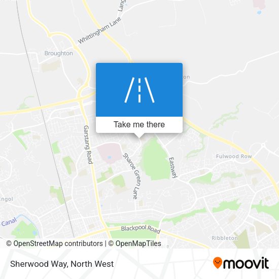 Sherwood Way map