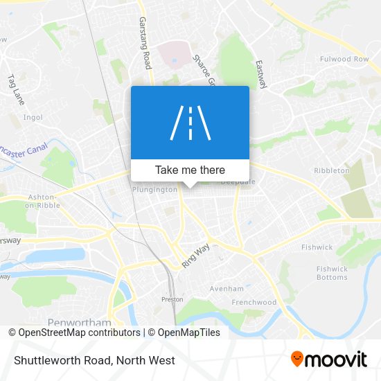 Shuttleworth Road map