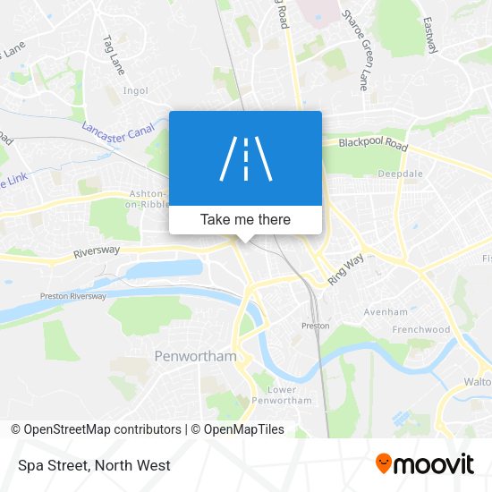 Spa Street map