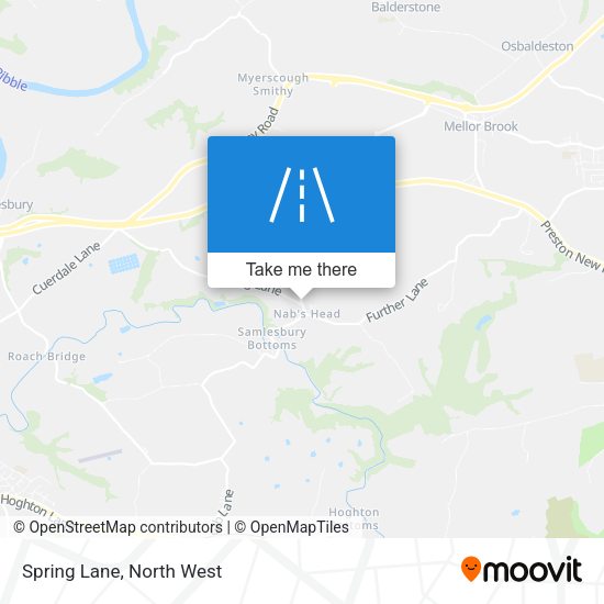 Spring Lane map