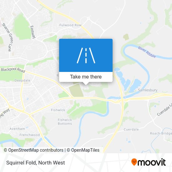 Squirrel Fold map