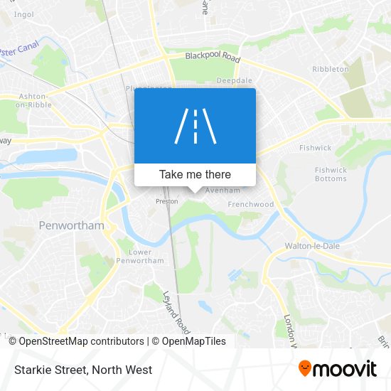 Starkie Street map