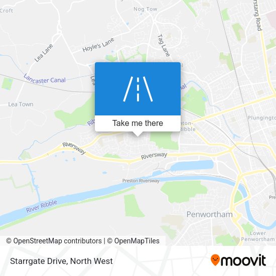 Starrgate Drive map