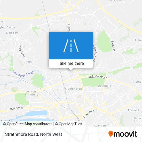 Strathmore Road map