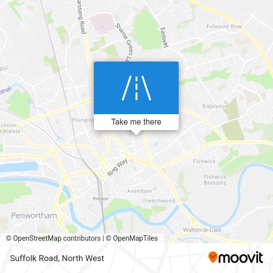 Suffolk Road map