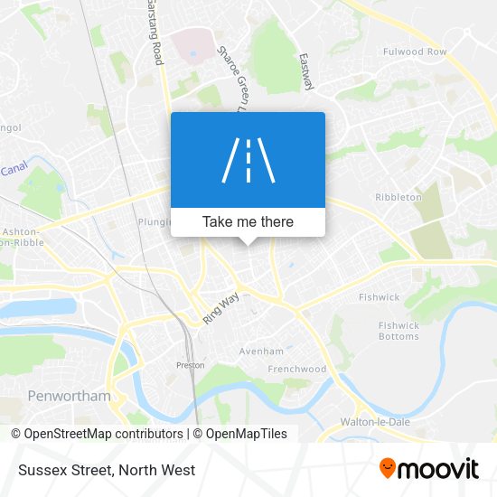 Sussex Street map