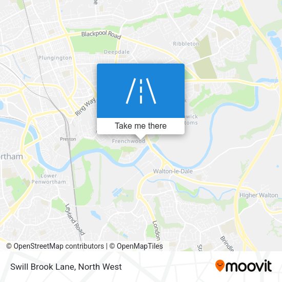 Swill Brook Lane map