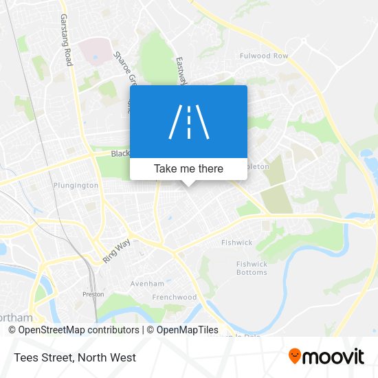 Tees Street map