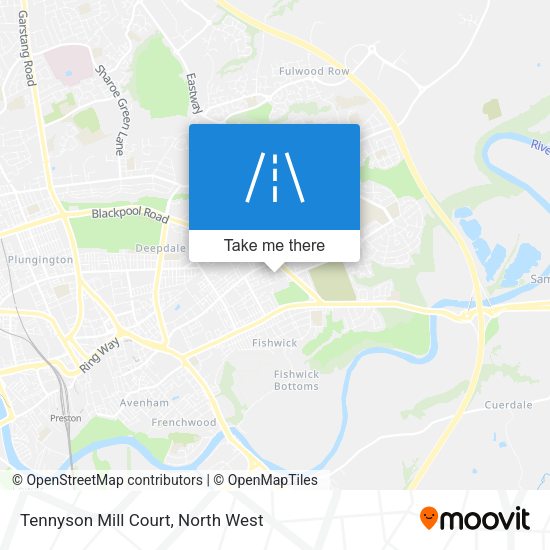 Tennyson Mill Court map