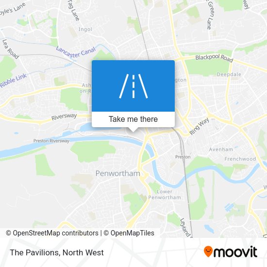 The Pavilions map