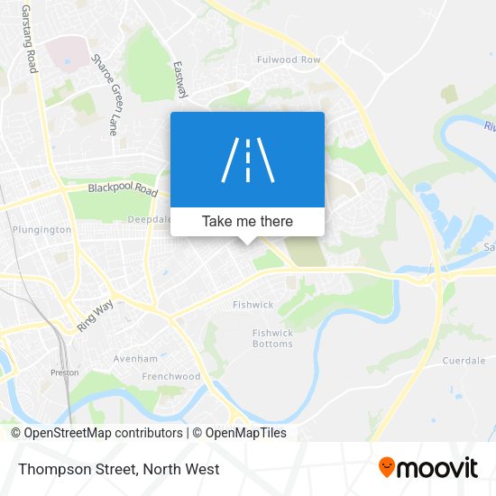 Thompson Street map