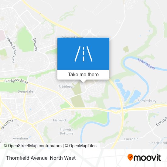 Thornfield Avenue map