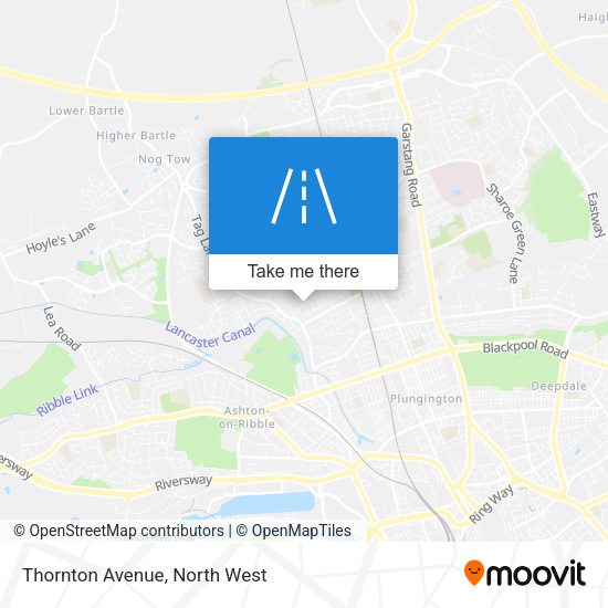 Thornton Avenue map