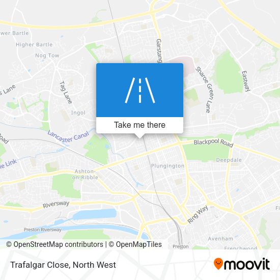 Trafalgar Close map