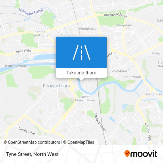 Tyne Street map
