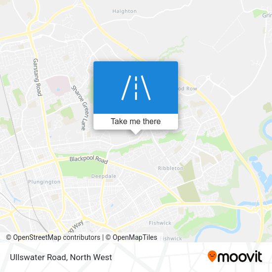 Ullswater Road map