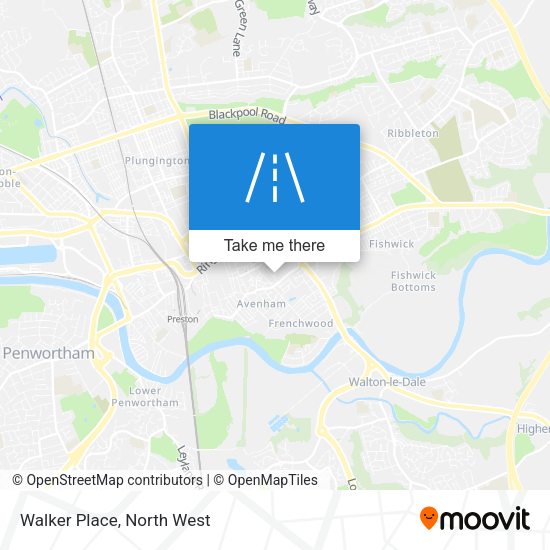 Walker Place map