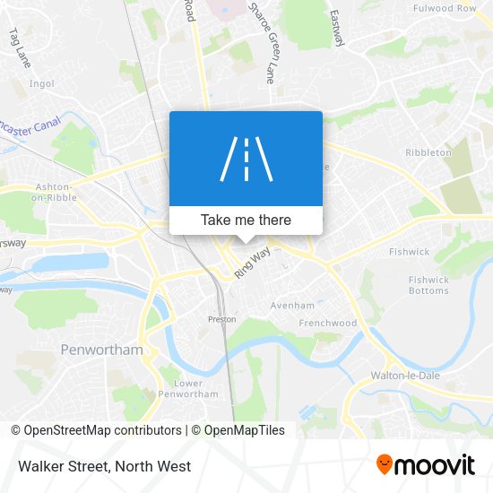 Walker Street map