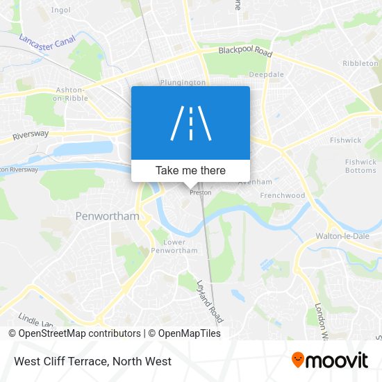 West Cliff Terrace map