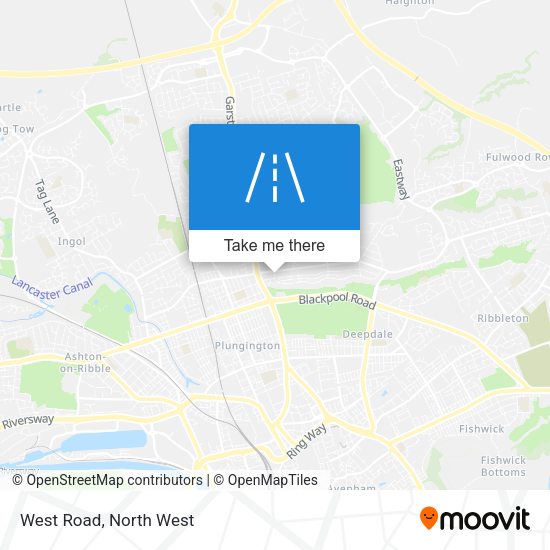 West Road map