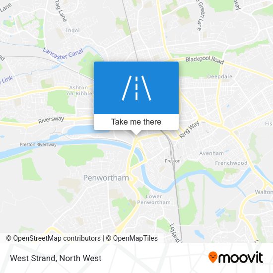West Strand map