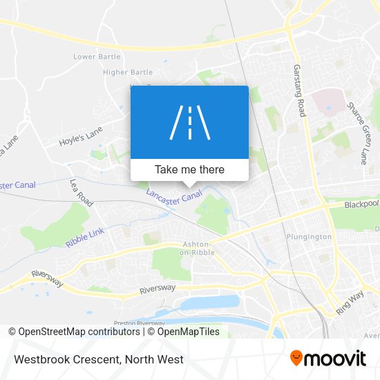 Westbrook Crescent map