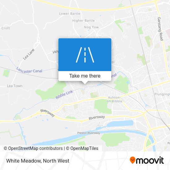 White Meadow map