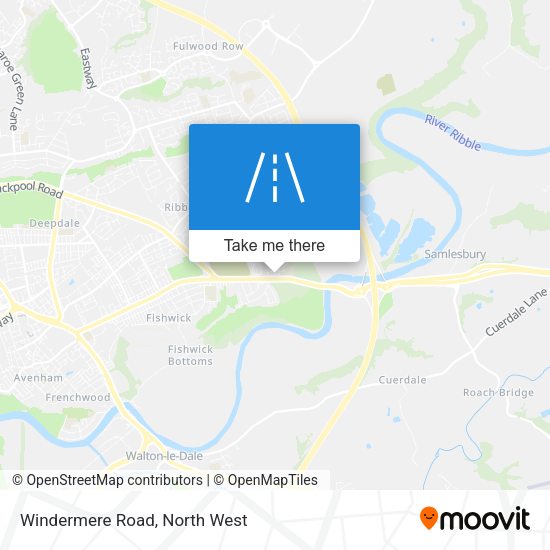 Windermere Road map