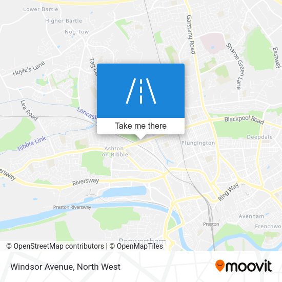 Windsor Avenue map