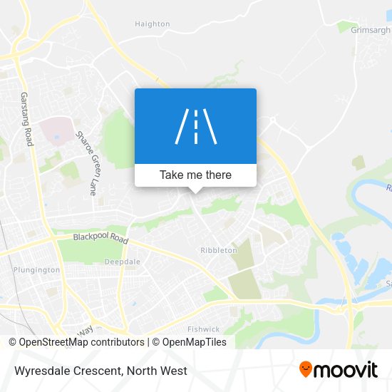 Wyresdale Crescent map