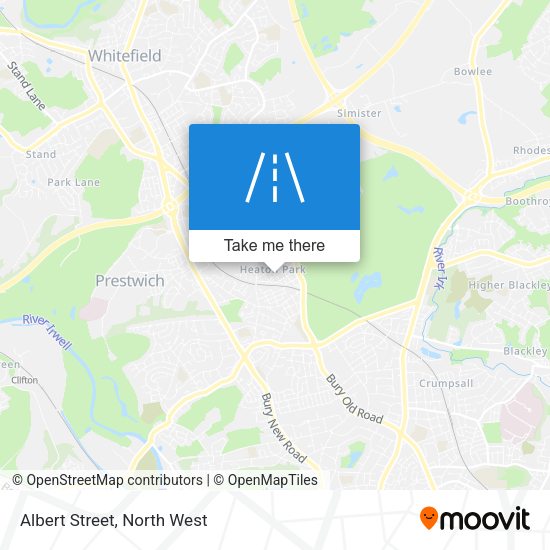 Albert Street map